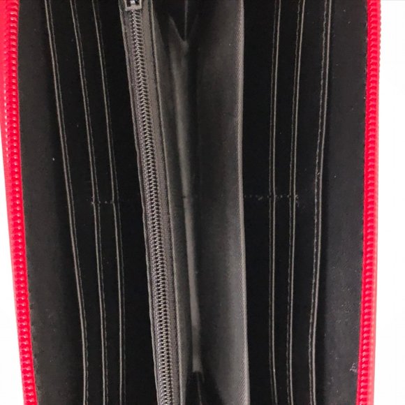 Harry Potter Hogwarts Express Platform 9 3/4 Wallet Faux Leather Red Full Zipper - Picture 4 of 4